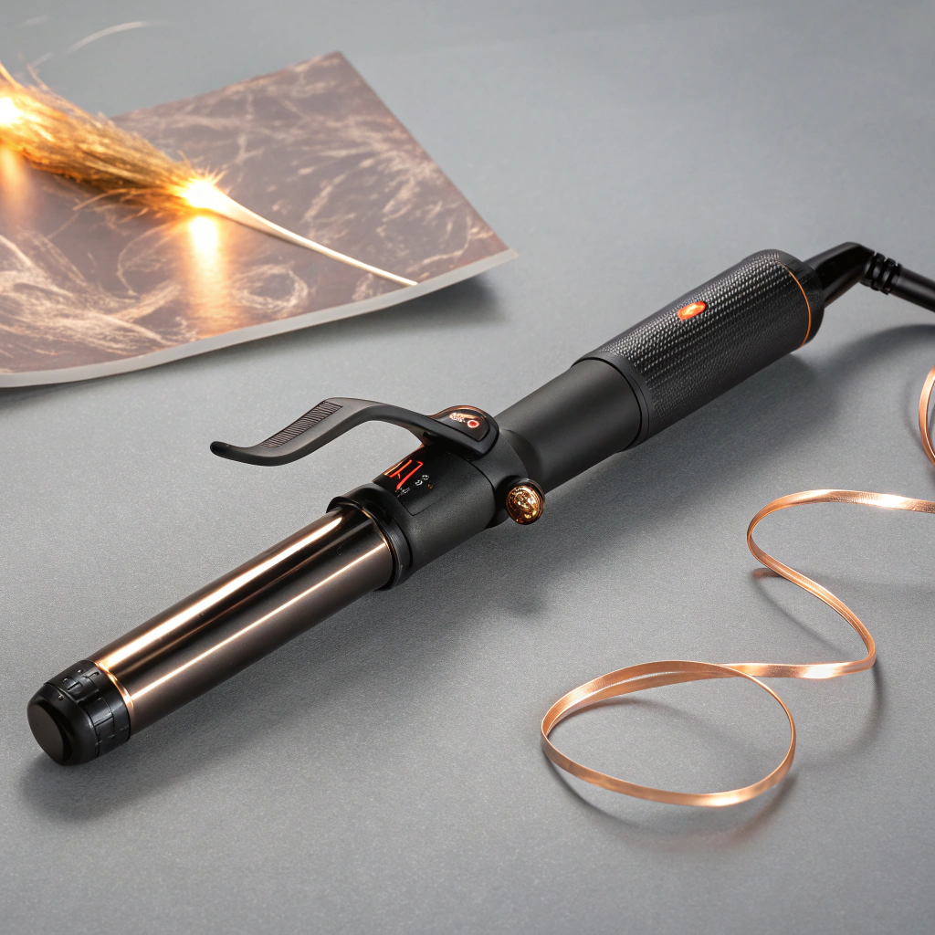 Ceramic Tourmaline Curling Wand – 1.5″ Barrel